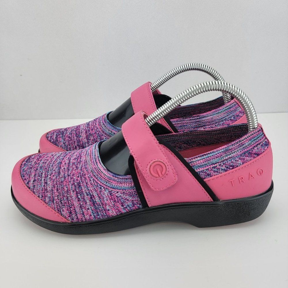 Alegria Womens Size US8-8.5 EU38 Purple Pink TRAQ Qutie Smart Comfort Shoes QUT-